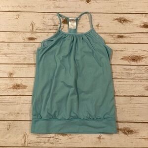 Lululemon Ivivva Aqua Double Layered Tank Size 14